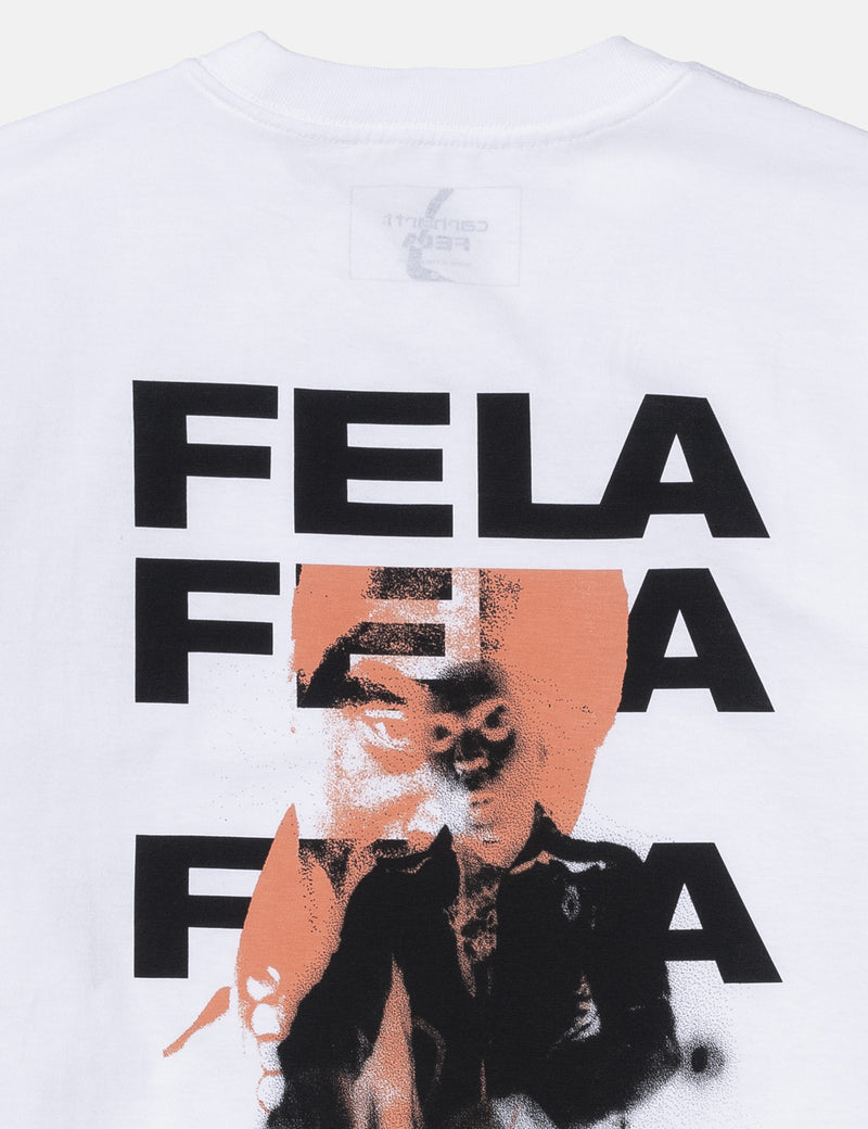 Carhartt x Fela Kuti L/S Fela Fela FelaTシャツ-ホワイト|URBAN EXCESS。