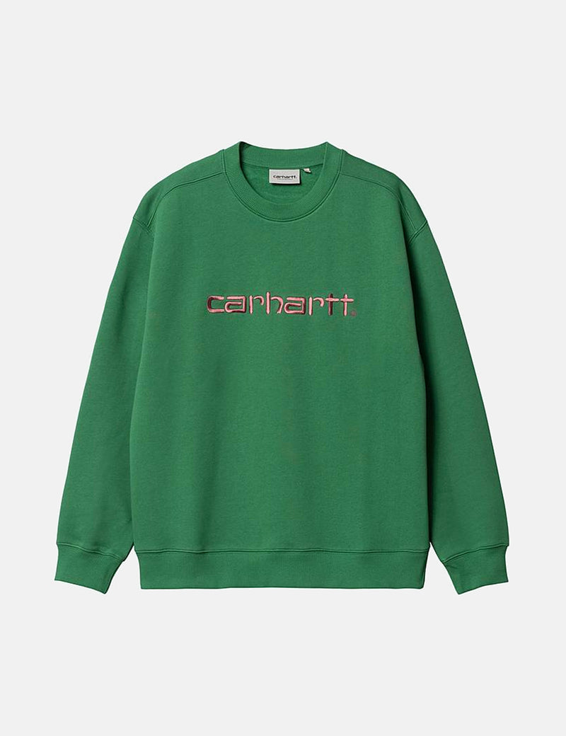 Carhartt Sweatshirts: Women's 102791 GB9 Green Olive Heather