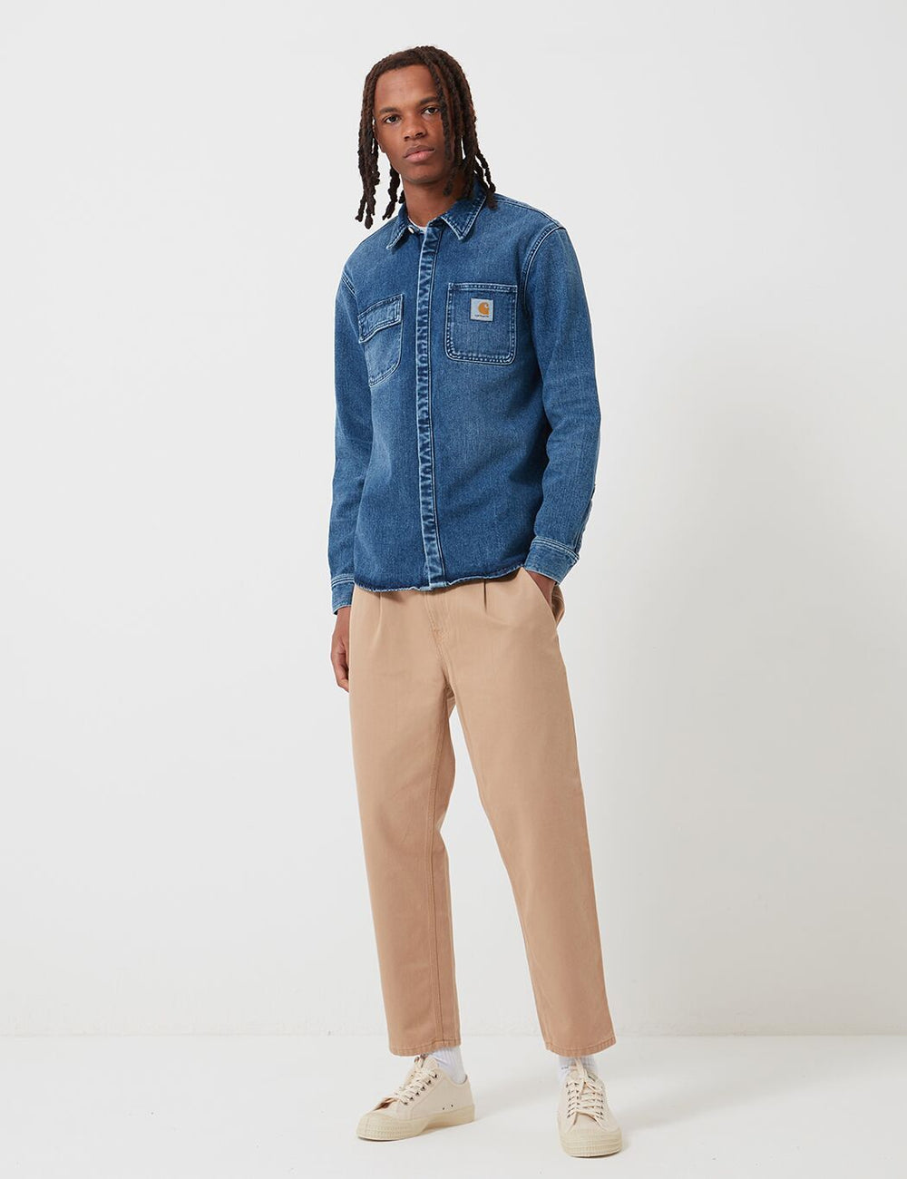 Carhartt denim shirt clearance jacket