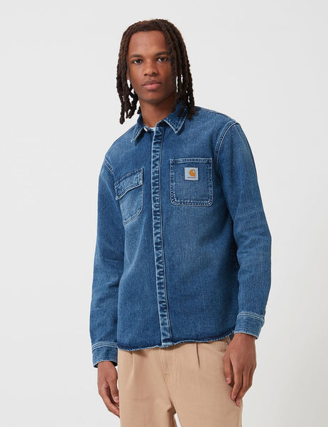 Carhartt-WIP Salinac Denim Shirt Jac - Blue I URBAN EXCESS