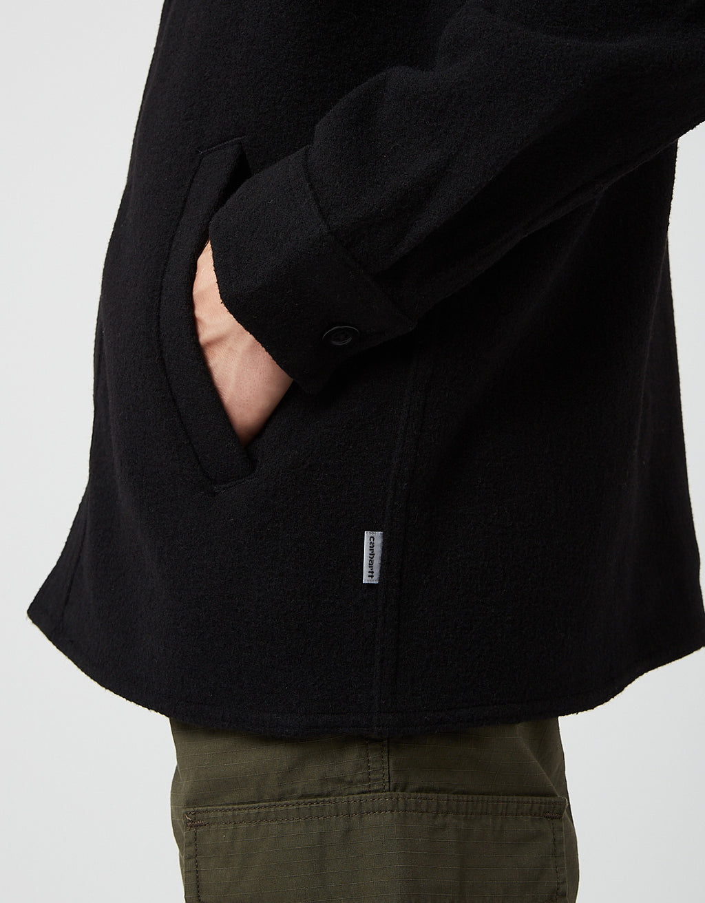 Carhartt-WIP Owen Shirt Jacket - Black I URBAN EXCESS.