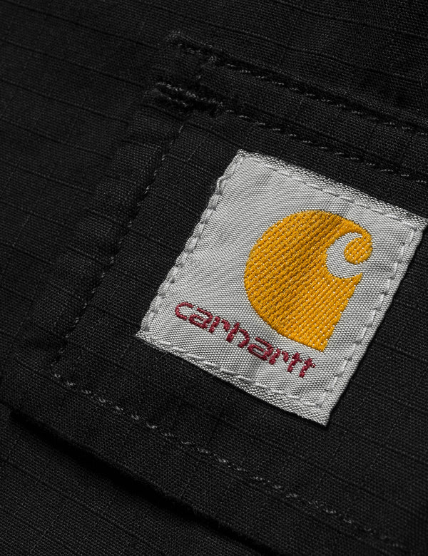 Carhartt WIP Regular Cargo Short (Ripstop) - Black rinsed