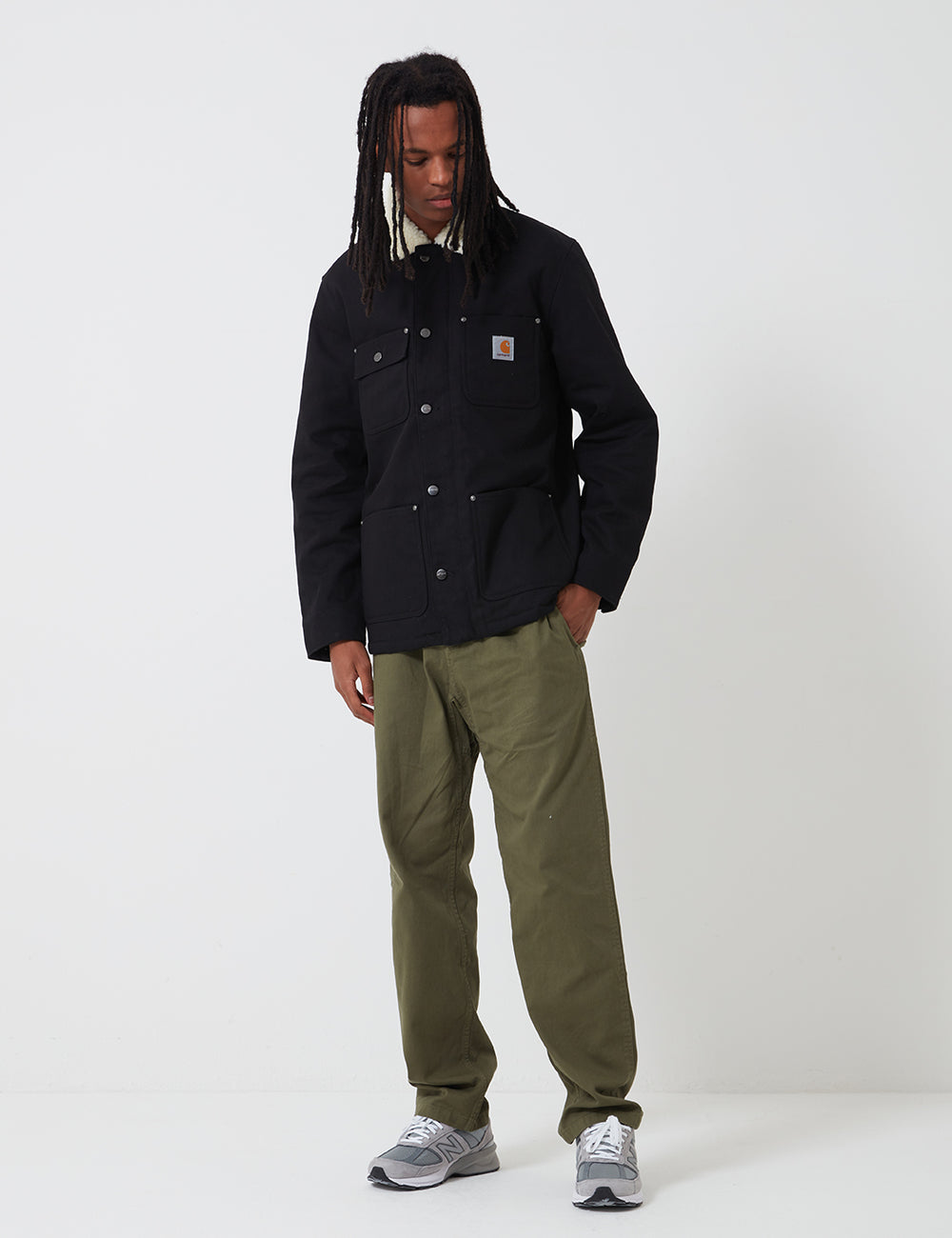 Carhartt-WIP Fairmount Coat (Organic Cotton) - Black I URBAN