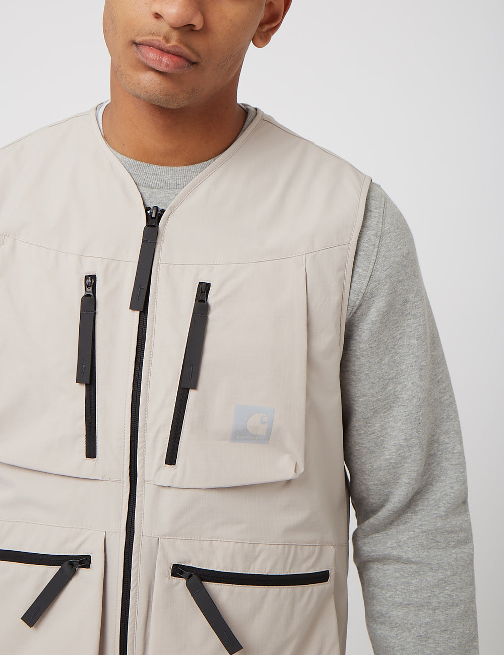 Carhartt-WIP Hurst Vest (Stretch Ripstop) - Glaze | URBAN EXCESS.