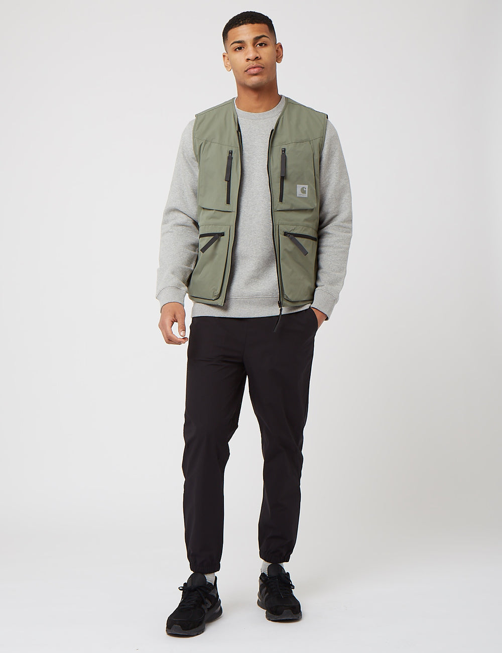 Carhartt-WIP Hurst Vest (Mechanical Stretch Ripstop) - Dollar Green