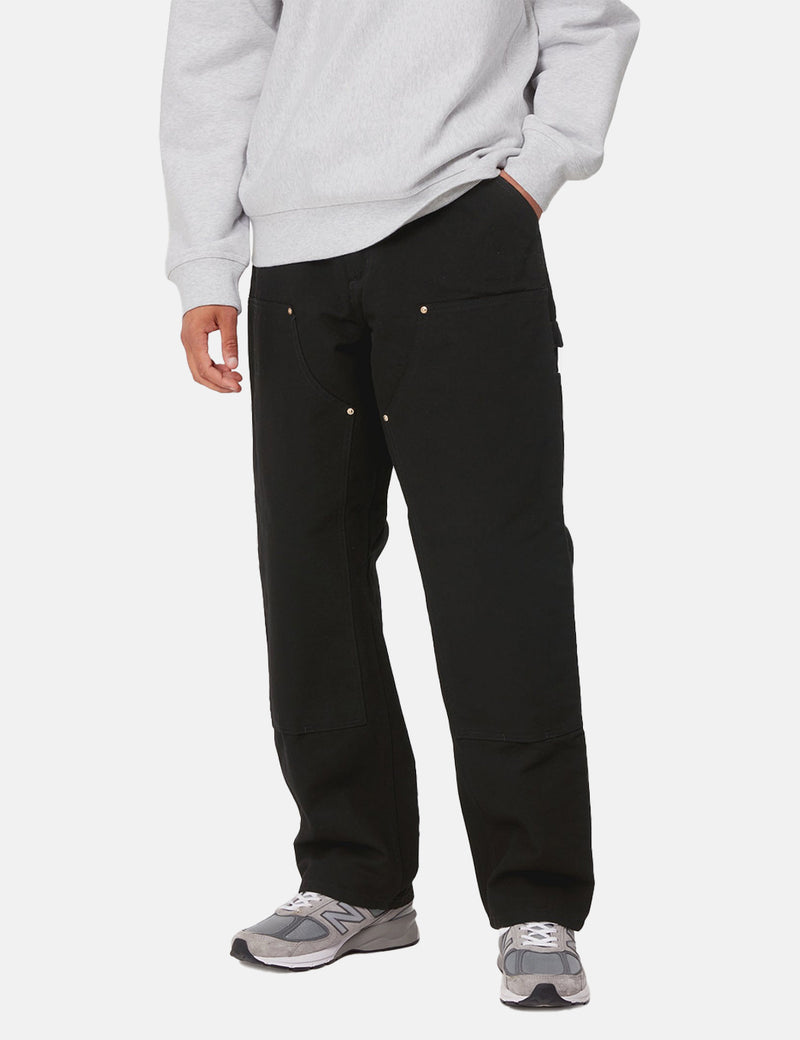 Carhartt-WIP Double Knee Pant (Relaxed/Straight) - Black