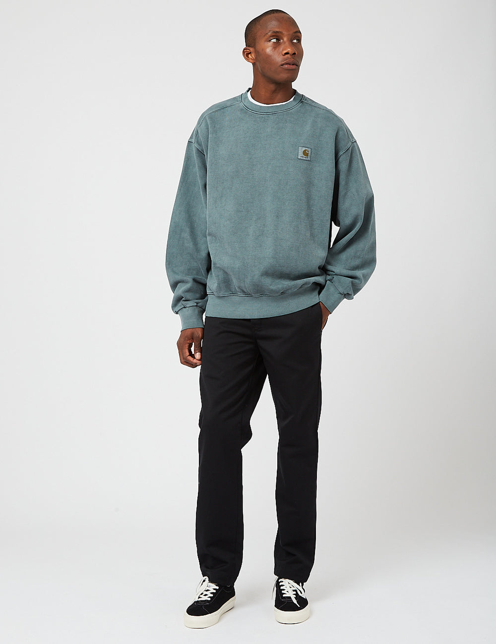 Carhartt-WIP Vista Sweatshirt - Eucalyptus Green | URBAN EXCESS.