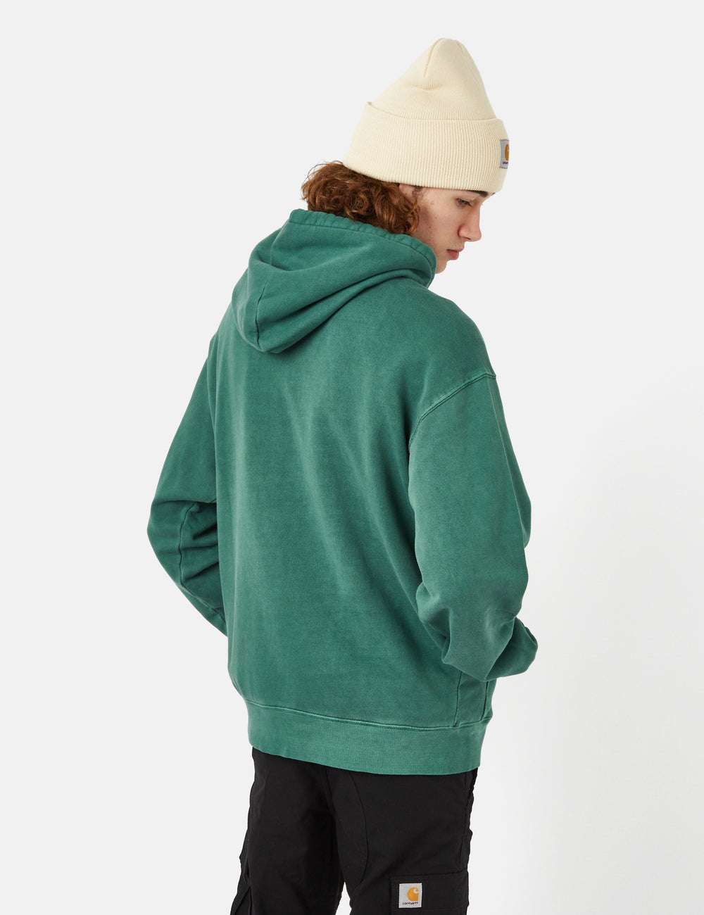 Carhartt-WIP Chase Hooded Zip Sweatshirt - Discovery Green I Urban