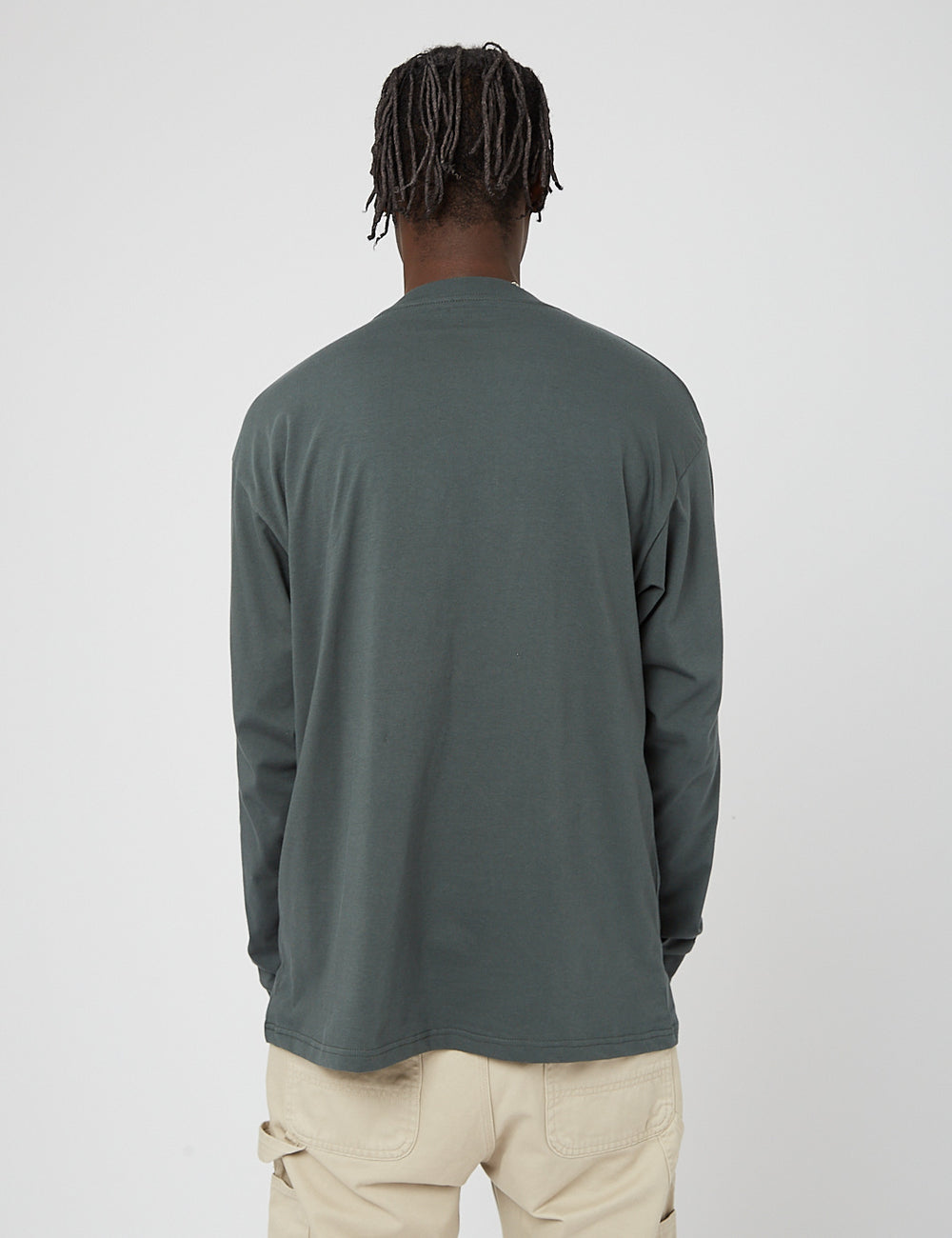 Carhartt-WIP Static Magic Long Sleeve T-Shirt - Hemlock Green I UE