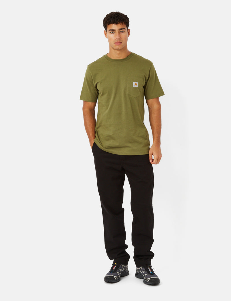 Carhartt wip Carhartt pocket kiwi t-shirt s/s homme Textile street