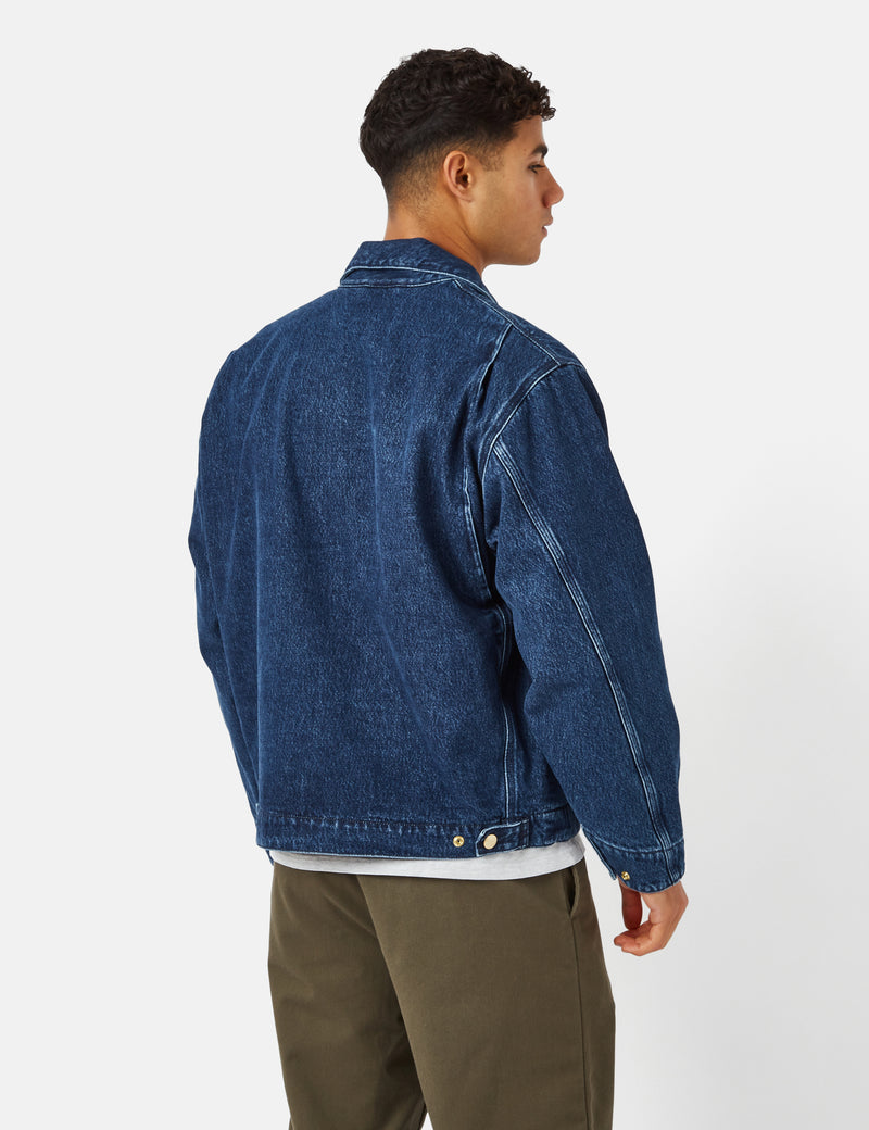 Carhartt-WIP Rider Jacket (Denim) - Blue Stone Washed I Urban