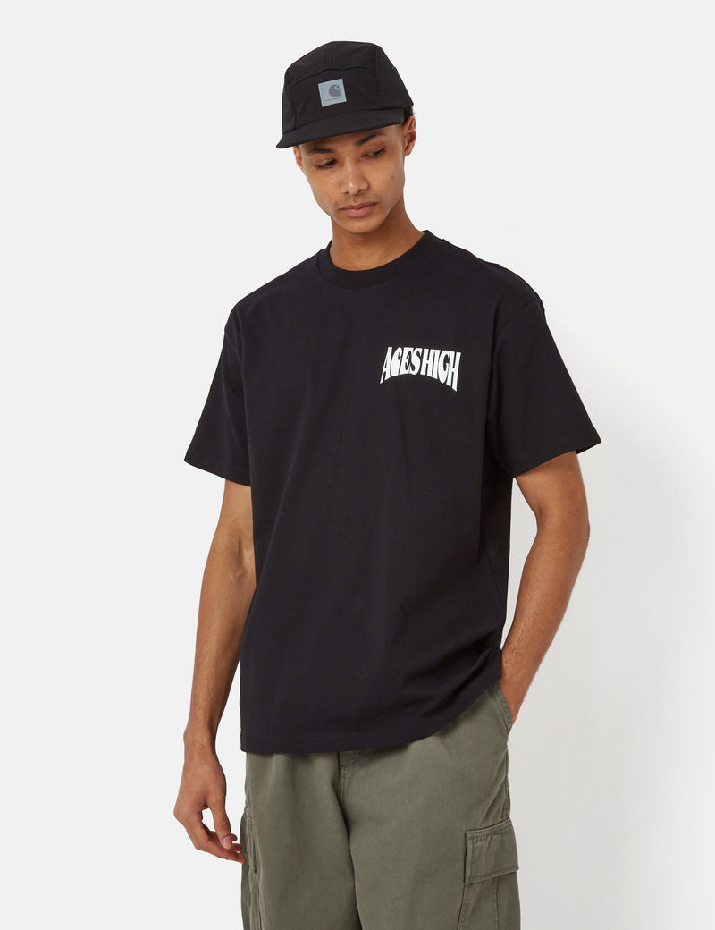 Carhartt-WIP Aces T-Shirt (Bio-Baumwolle) - Schwarz