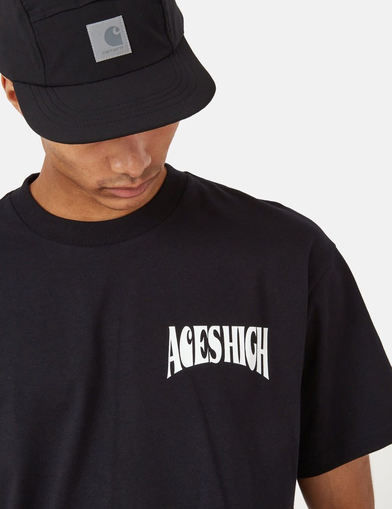 Carhartt-WIP Aces Tシャツ (オーガニックコットン) - ブラック