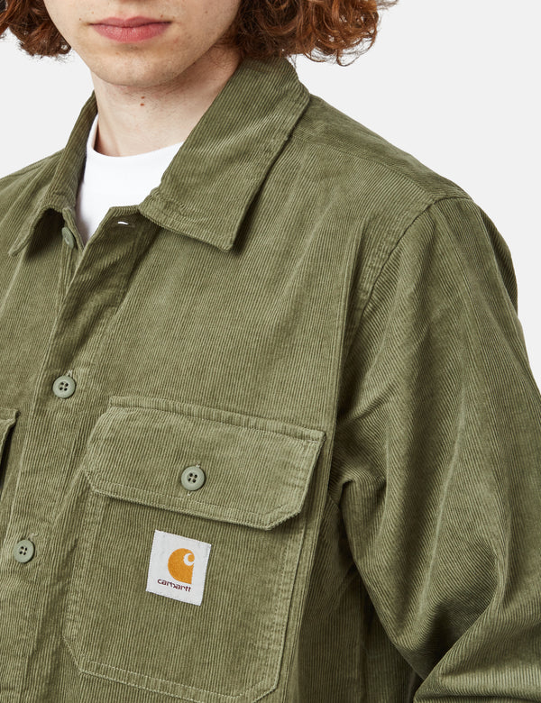 Carhartt-WIP Dixon Shirt Jacket (Cord) - Dollar Green