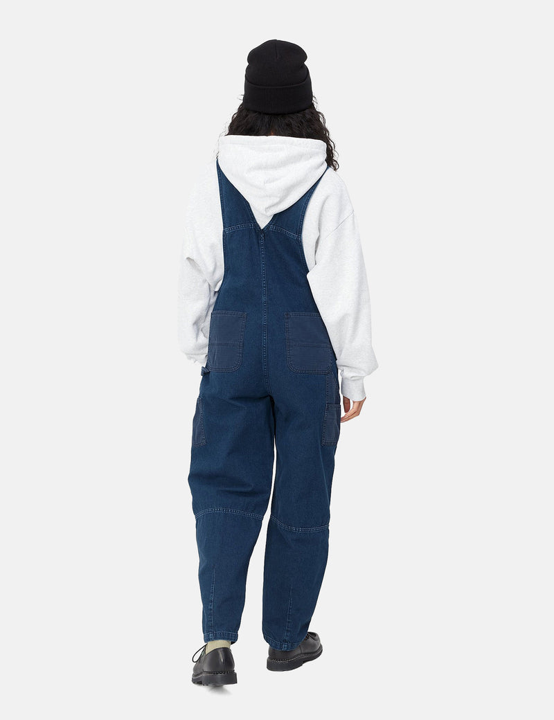 Womens Carhartt-WIP Bib Overalls - Blue stone washed I UE. – URBAN EXCESS