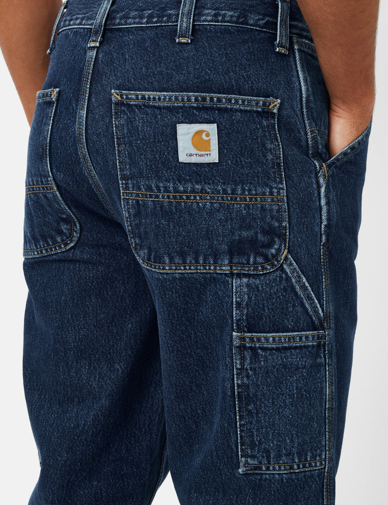 Carhartt WIP Single Knee Pant (Smith Denim) - Blue Stone Washed