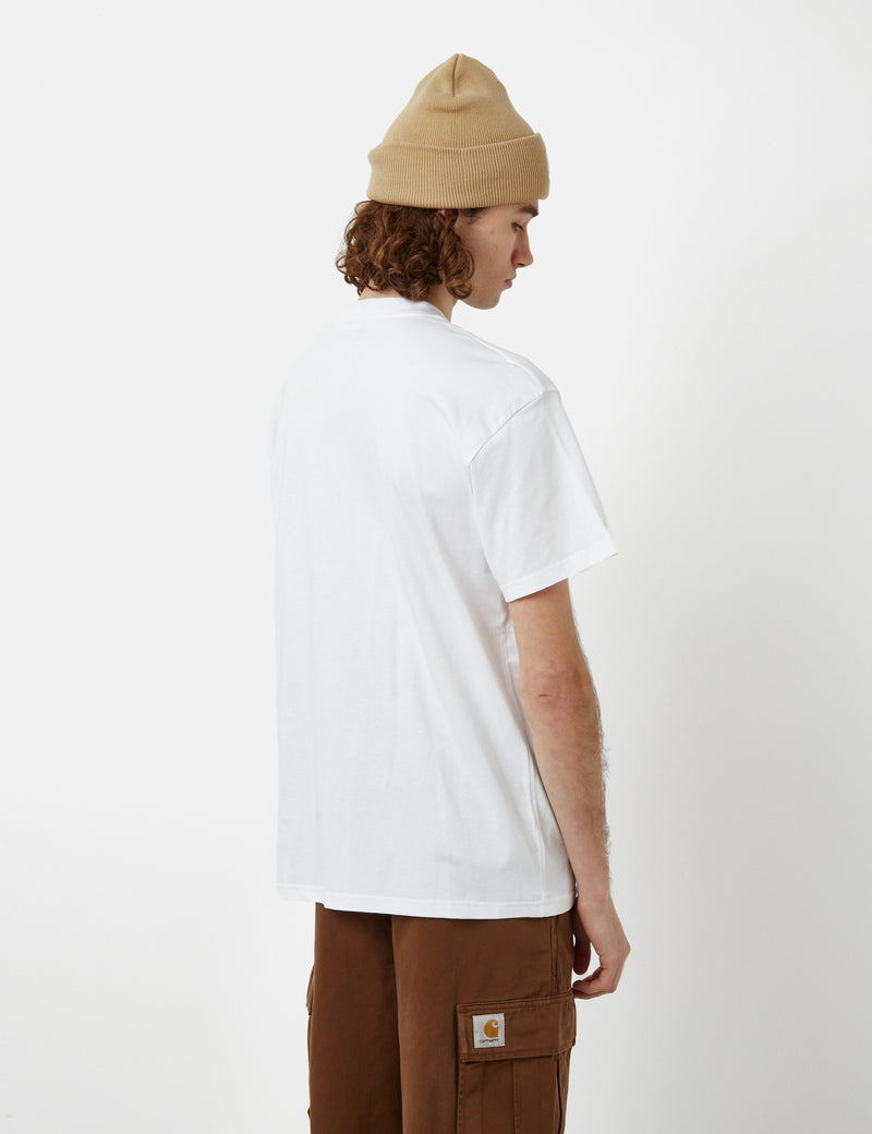 Carhartt-WIP Heat Script T-Shirt (Organic) - White I Urban Excess