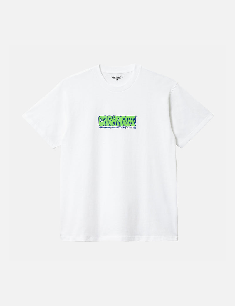 Carhartt-WIP Heat Script T-Shirt (Organic) - White I Urban Excess