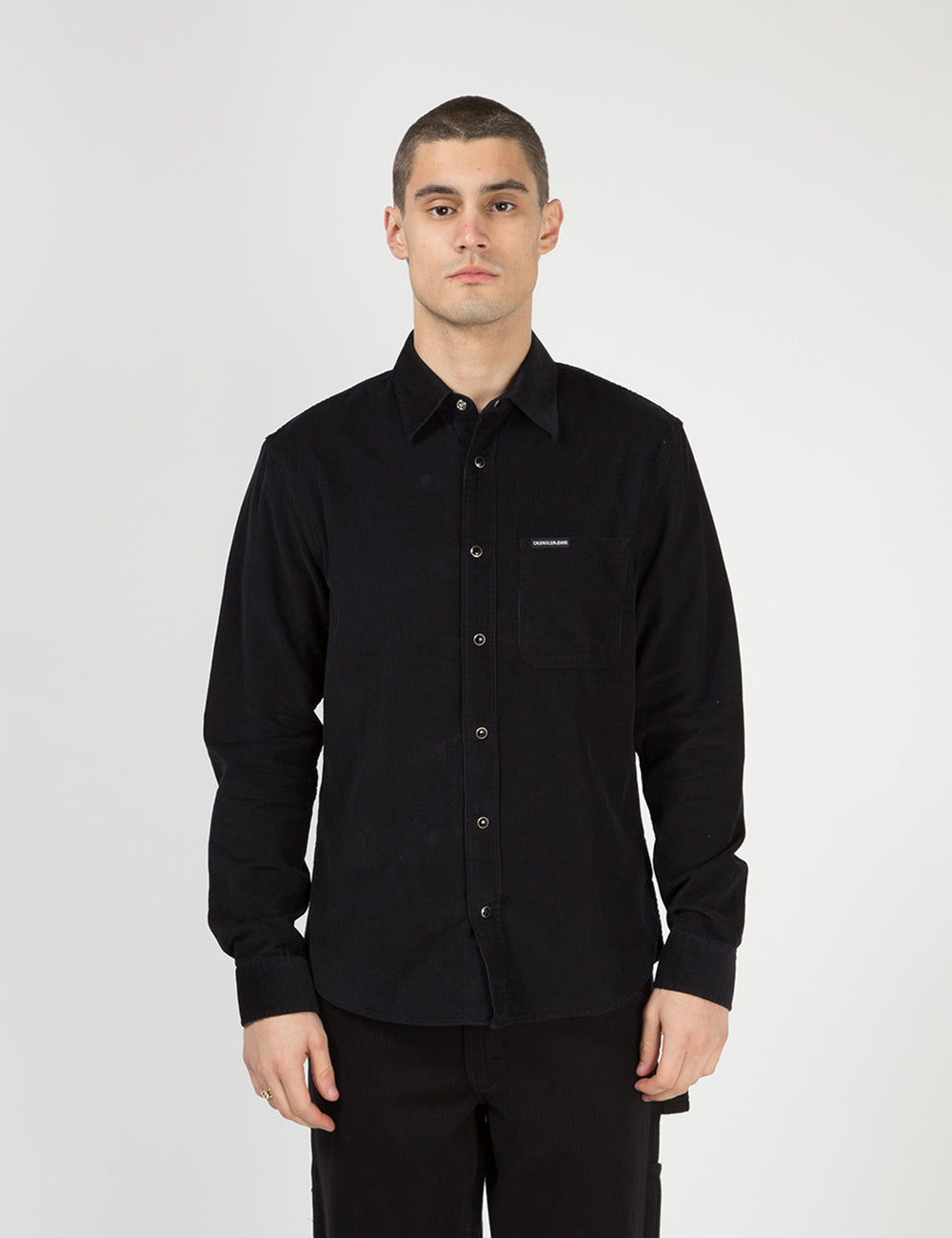 カルバンクラインコーデュロイシャツ-ブラック|URBAN EXCESS。