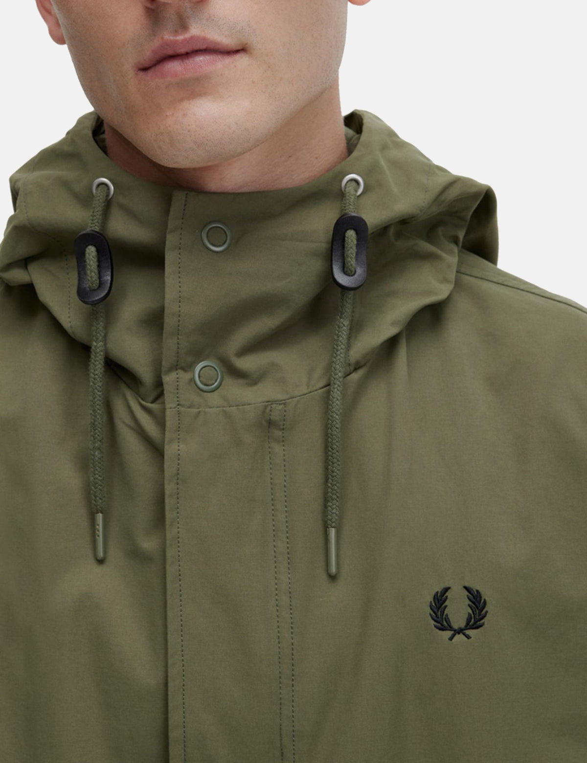 Fred Perry Shell Parka Green I Urban Excess. URBAN EXCESS