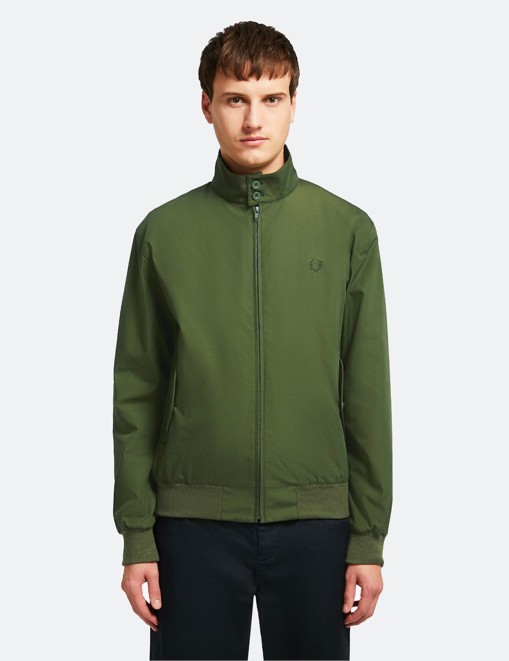 Fred Perry réédite la veste Harrington - vert olive | URBAN EXCESS.