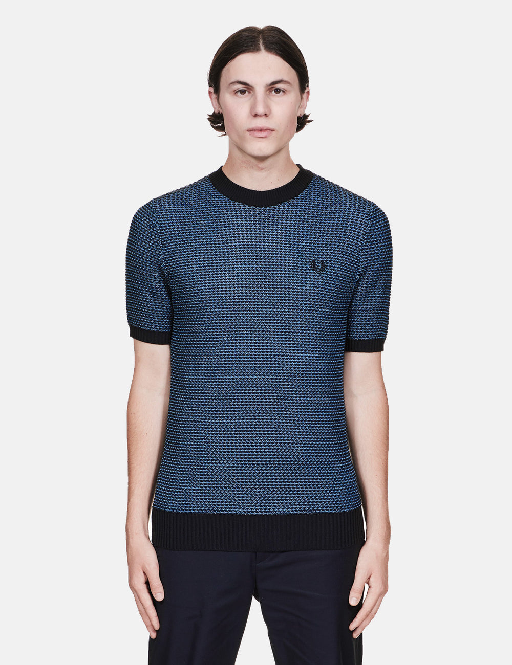 Fred perry knitted t shirt best sale