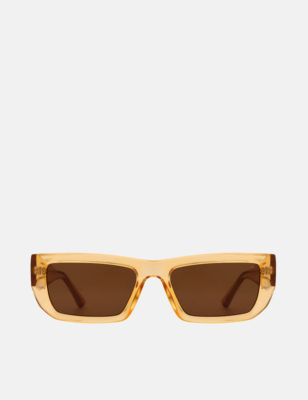 Lunettes de soleil A.Kjaerbede Fame - Jaune transparent