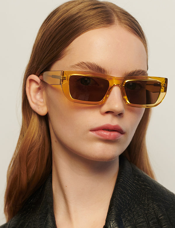 A. Kjaerbede Fame Sunglasses - Yellow transparent