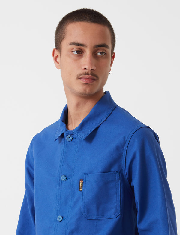 Veste de travail en coton Le Laboureur - Bugatti Blue