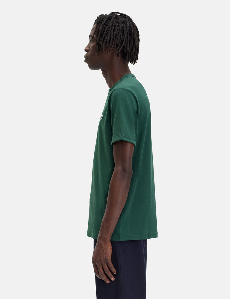 Fred Perry Ringer T-Shirt - Ivy Green