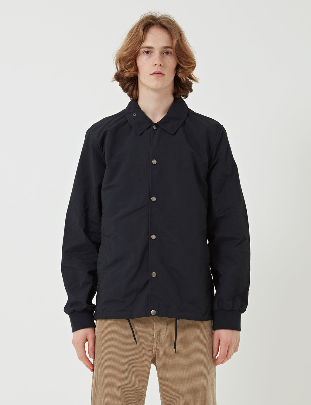 Barbour Reel Casual Coach Jacket - Navy Blue | URBAN EXCESS.