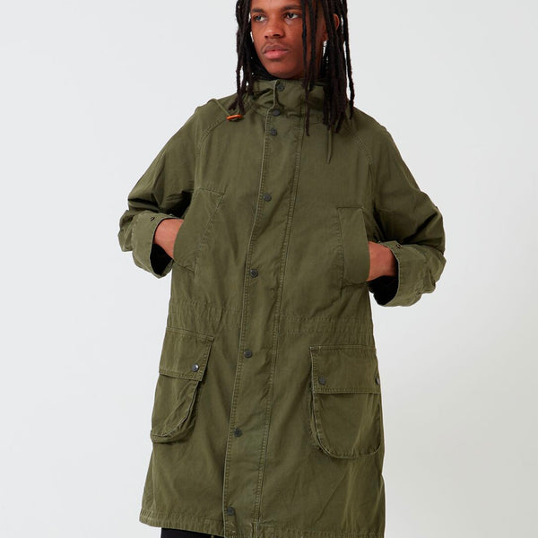 Barbour x engineered garments washed discount highland parka