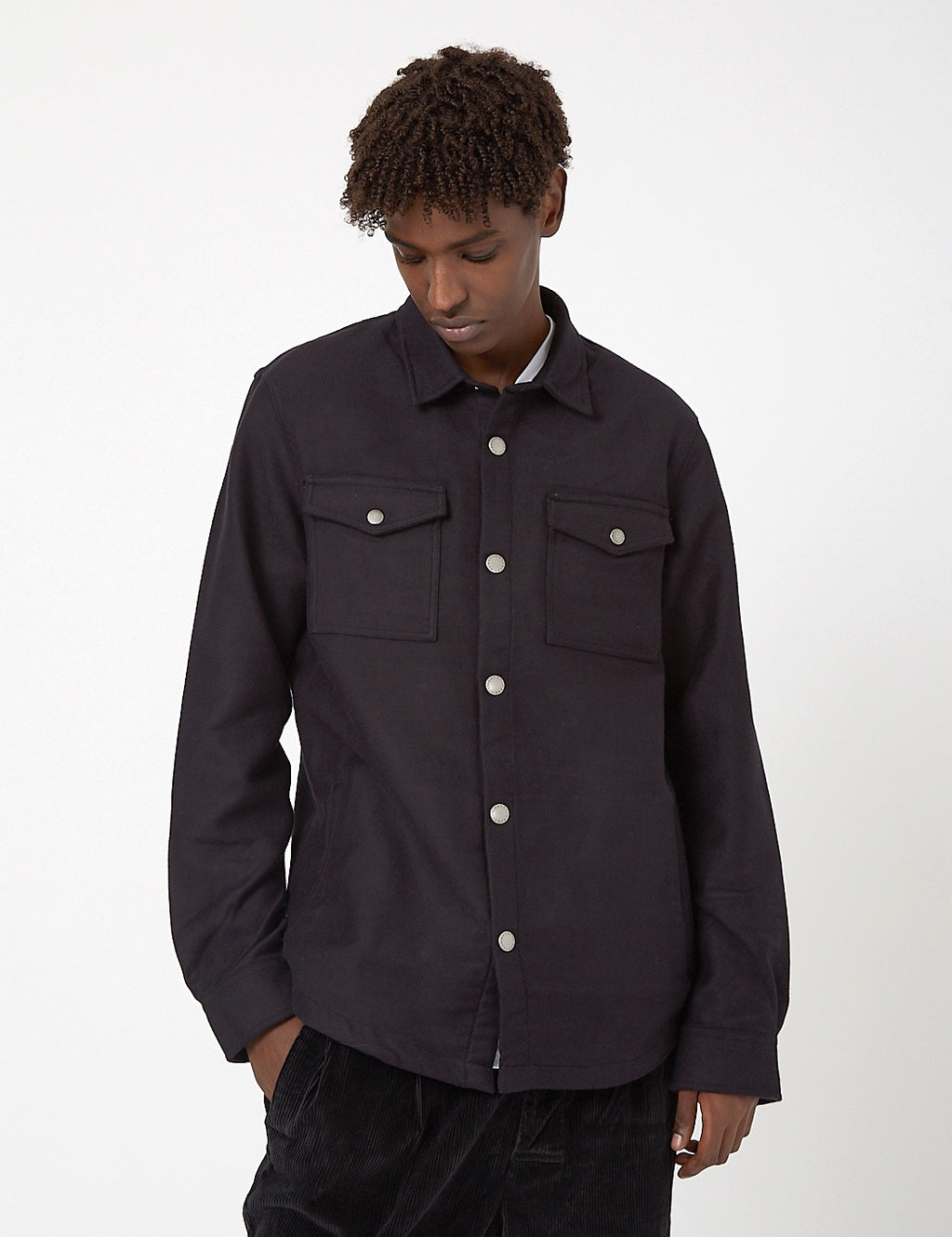 Barbour Carrbridge Overshirt - Black| URBAN EXCESS.