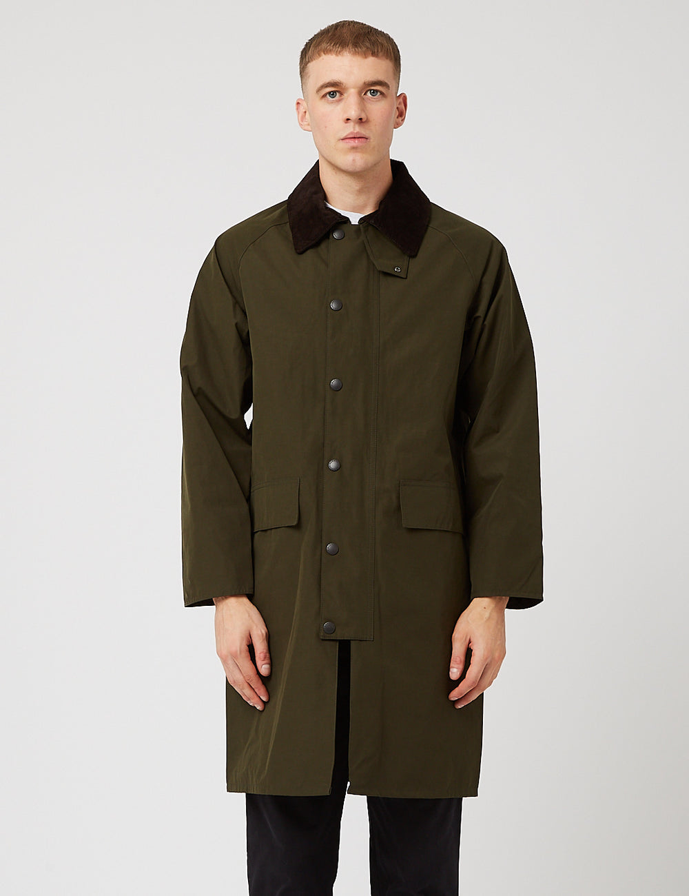 Barbour Waterproof Slim Burghley Jacket - Sage Green | URBAN