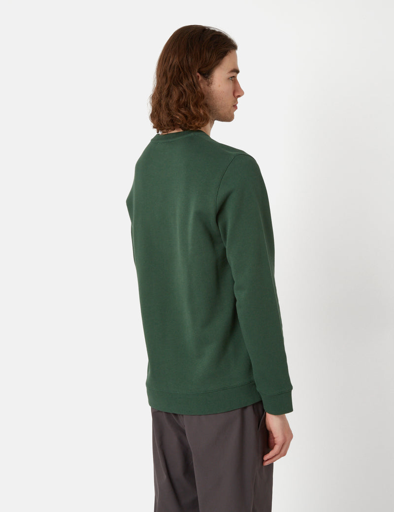 Norse Projects Vagn Rundhals-Sweatshirt - Dartmouth Green