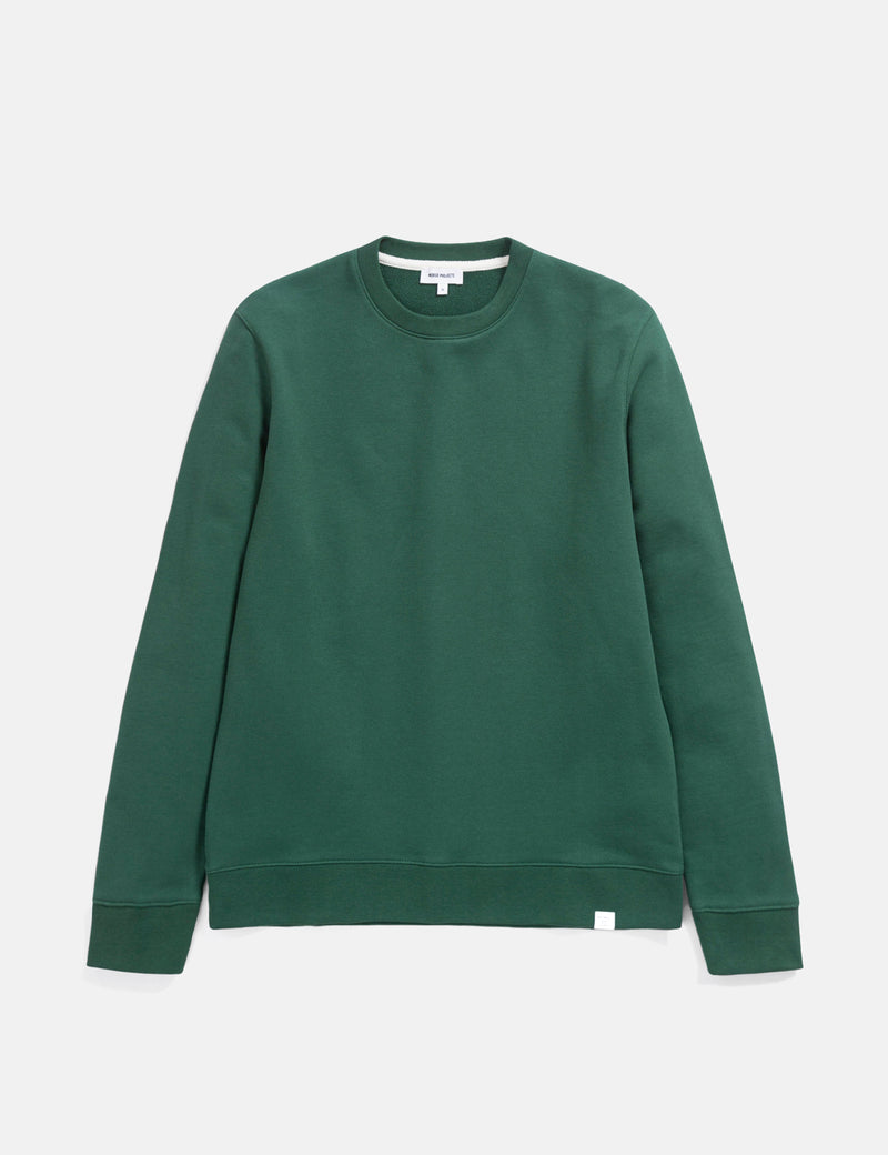 Norse Projects Vagn Crew スウェットシャツ - Dartmouth Green