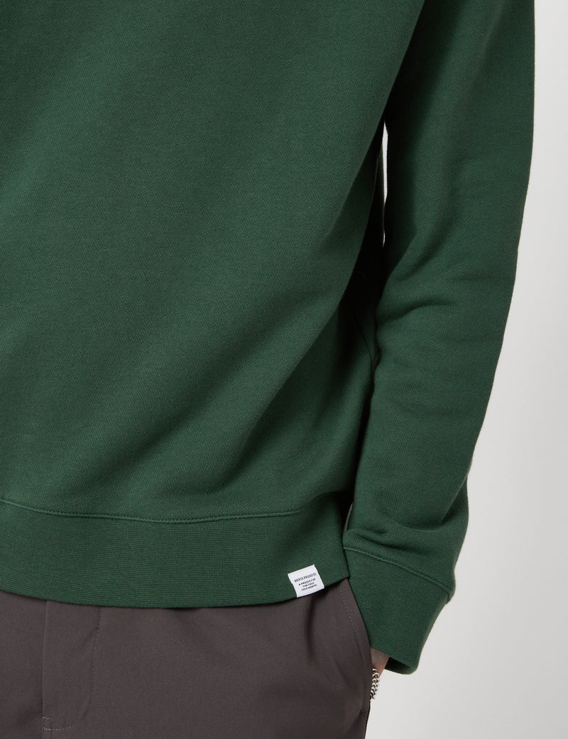 Norse Projects Vagn Crew Sweatshirt - Dartmouth Green