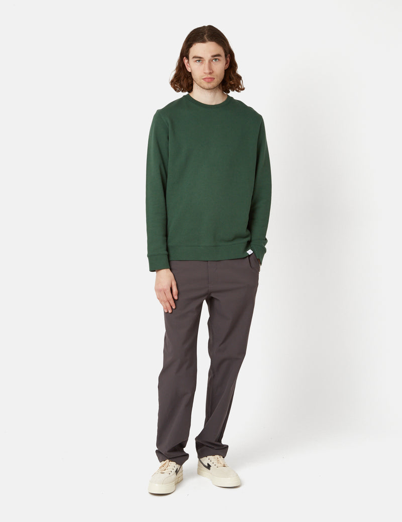 Norse Projects Vagn Crew スウェットシャツ - Dartmouth Green