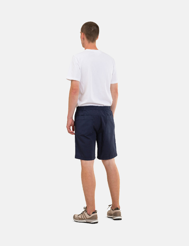 Norse Projects Evald Short de Travail en Toile - Bleu Marine