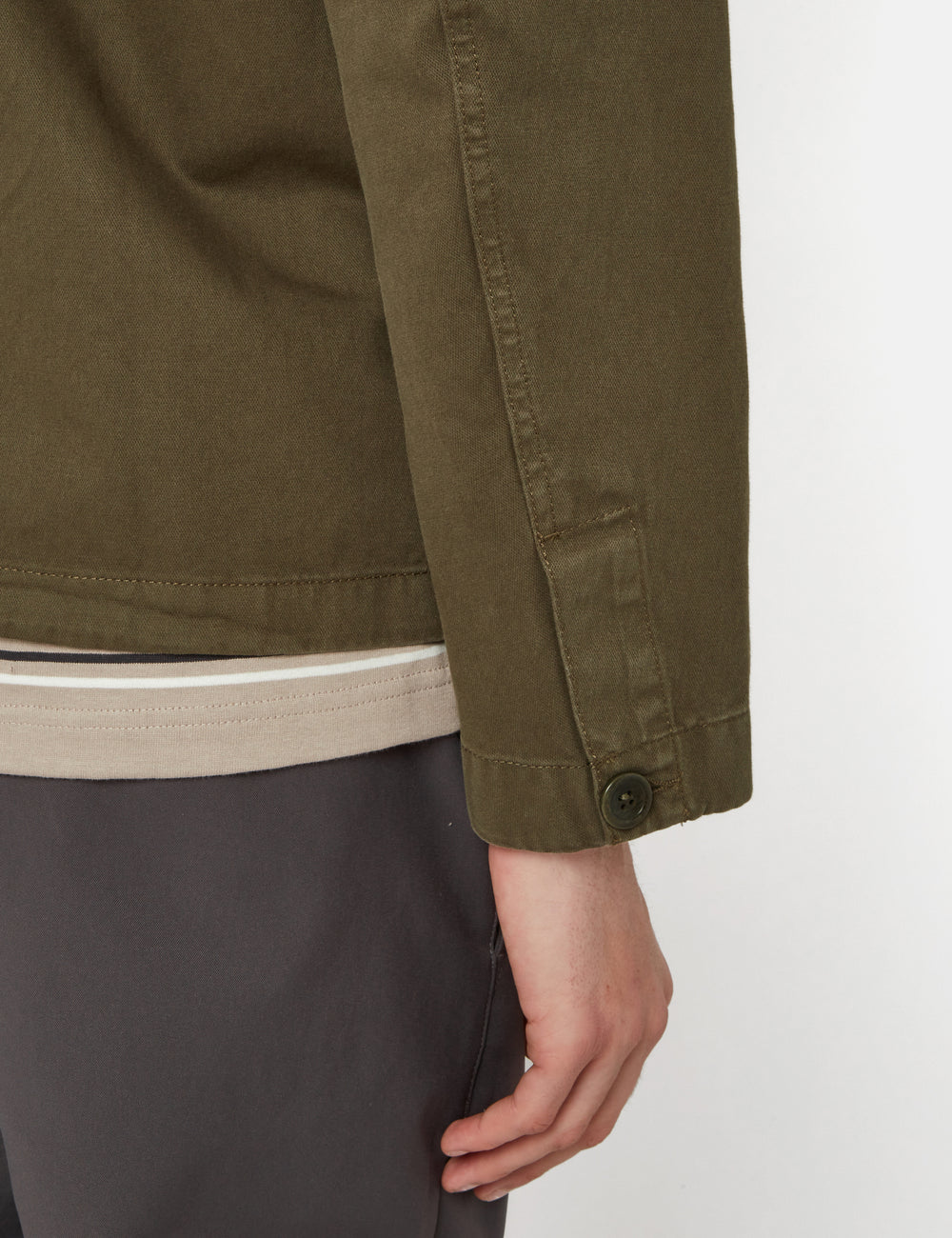 Norse Projects Tyge Overshirt (Broken Twill) - Beech Green I UE