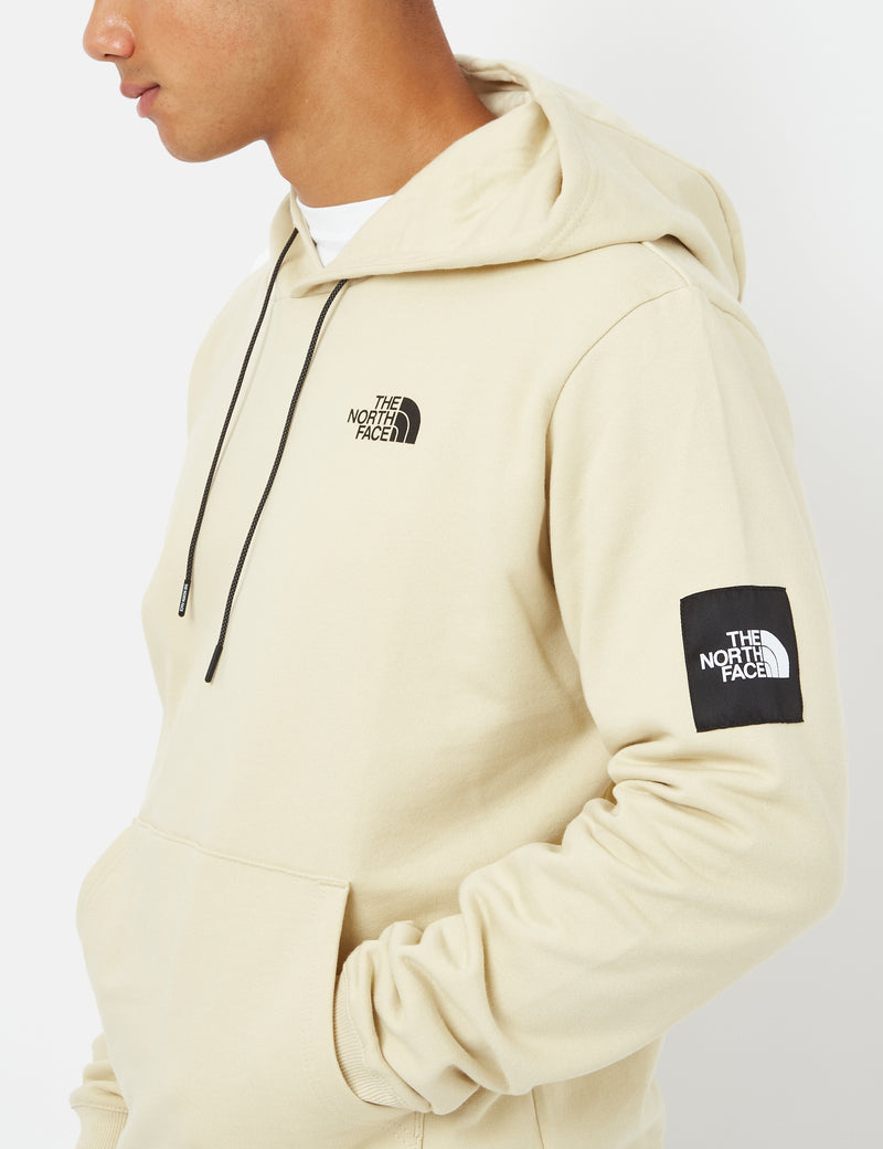 North Face Graphic Patch Hooded Sweatshirt - Gravel Beige I Urban