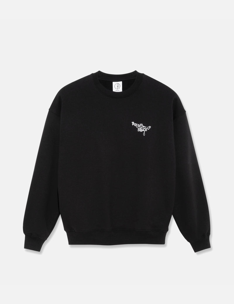 Polar Skate Co. Ornament Logo Sweatshirt - Black