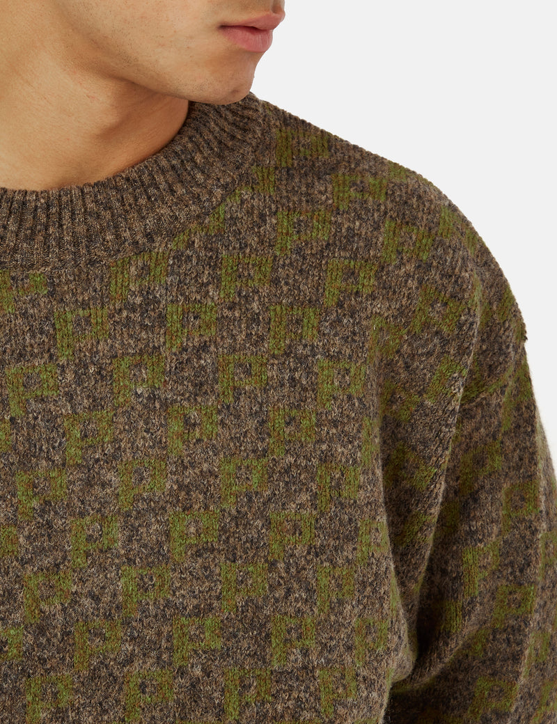 Polar Skate Co. Sweat Polar Knit - Vert Armée