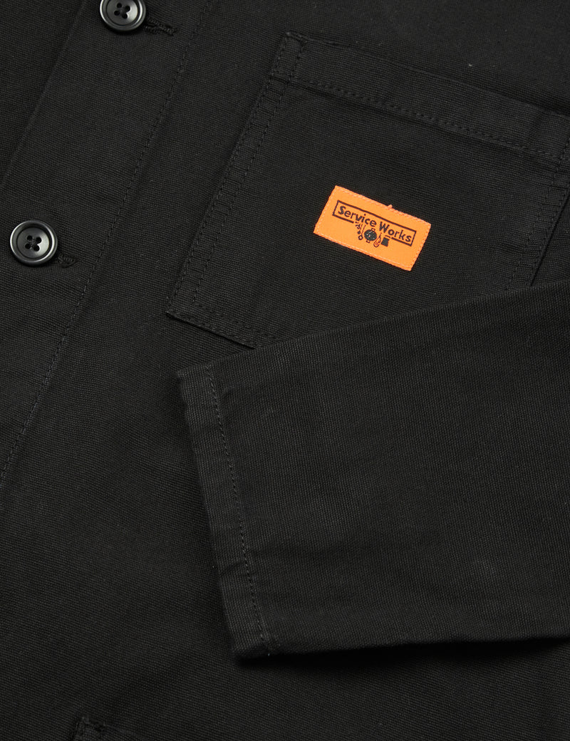 Service Works Overall Jacke (Canvas) - Schwarz