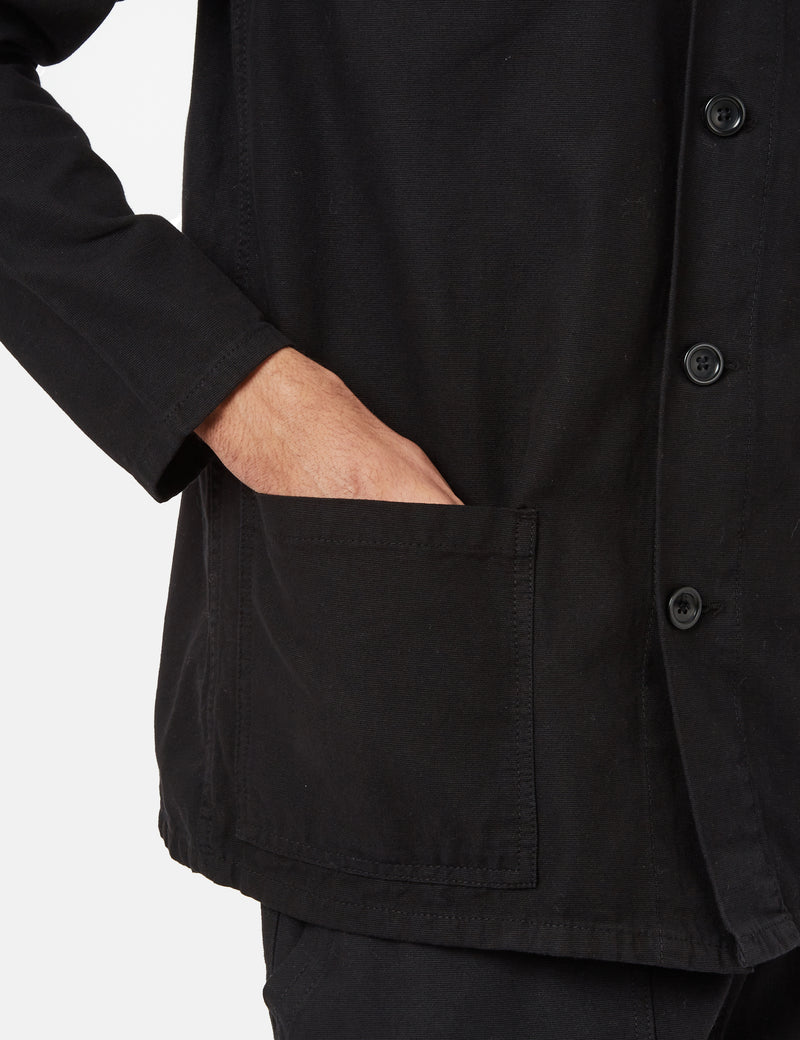 Service Works Overall Jacke (Canvas) - Schwarz