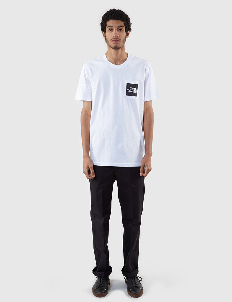 North Face Fine Pocket T-Shirt - White