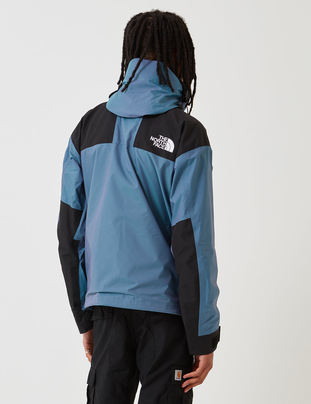 North Face 1990 Mountain Jacket - Iridescent Blue | URBAN EXCESS.