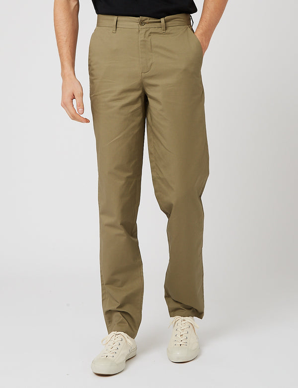 Pantalon En Sergé Classique Fred Perry - Vert Sauge