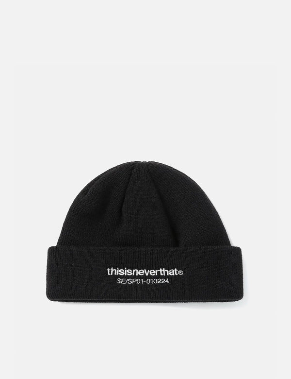 Thisisneverthat T-Logo Short Beanie - Black