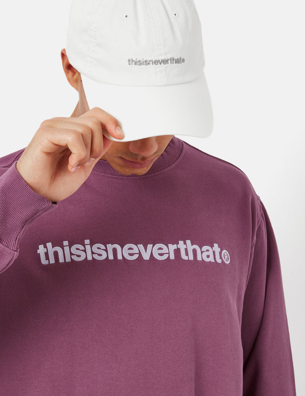 Thisisneverthat Rundhals-Sweatshirt mit T-Logo - Fuchsia